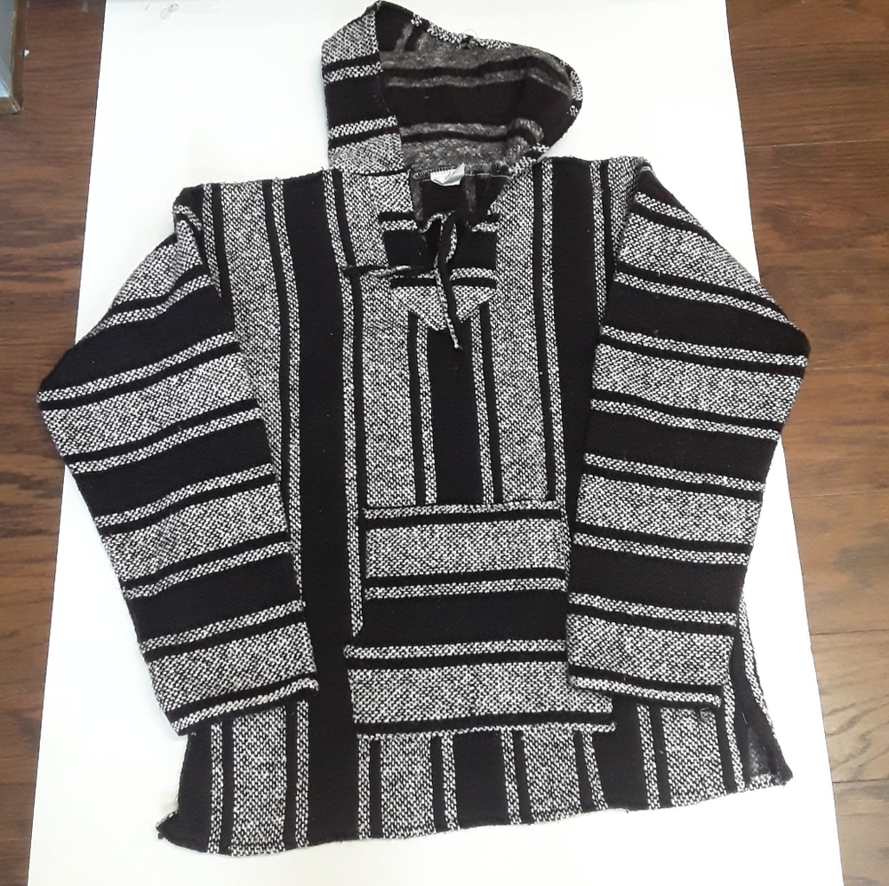 Poncho hoodie Mexican Sweater